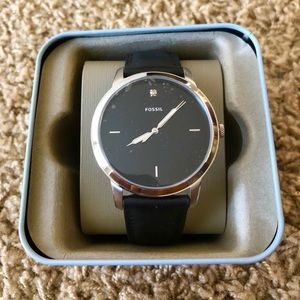 NWT Fossil Men’s Vintage Leather Watch